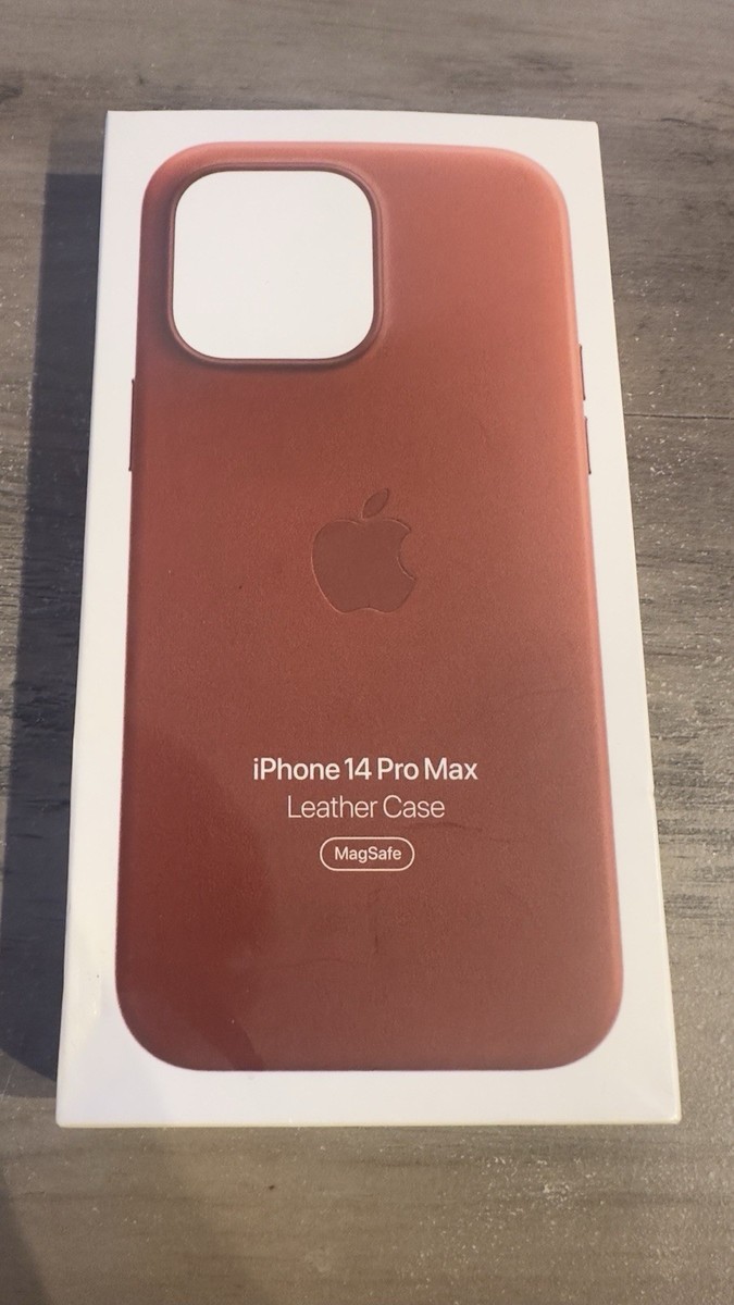 Apple Leather Case with MagSafe for iPhone 14 Pro Max