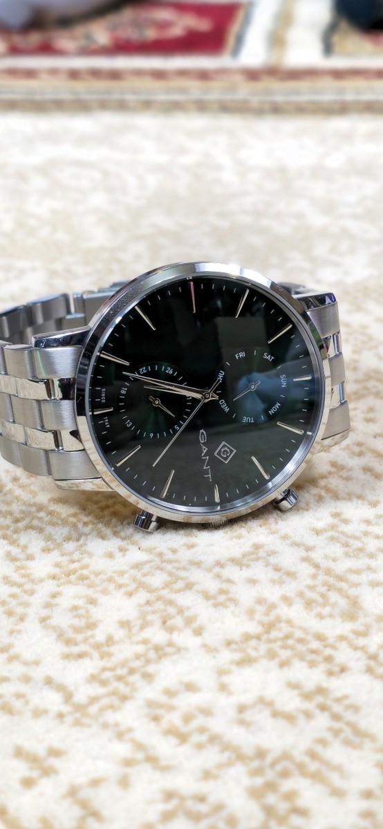 GANTY1～37完まで GANT PARK HILL Day-Date II (43.5mm) Green Dial / Stainless Steel