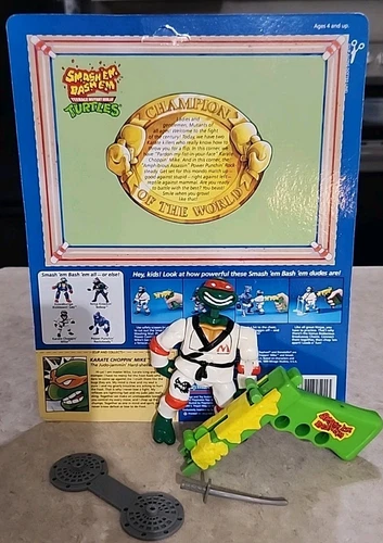 Karate Choppin' Mike Teenage Mutant Ninja Turtles TMNT 1992 Vintage Figure