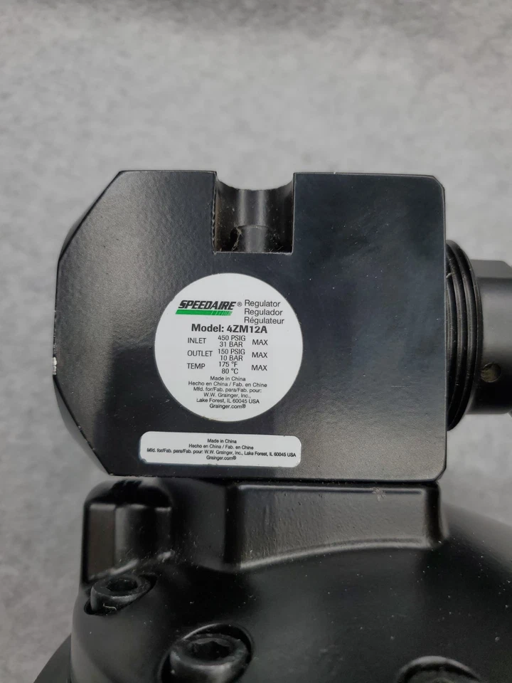 Regulador de aire comprimido Speedaire 4ZM12A 2 pulgadas NPT 2.000 cfm 5 psi a 150 psi Foto 3 de 4