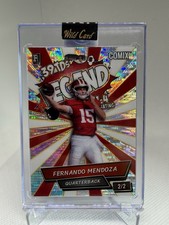 Fernando Mendoza 2/2 Wild Card 39 TDs Legend Comix RC Football