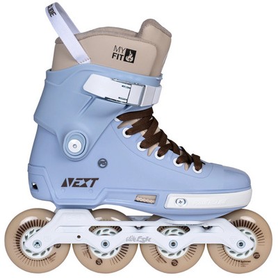 Powerslide Next SL 80 Soft Blue Inline Skates Urban Freeskates hellblau 80mm