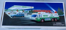 1996 HESS TOY TRUCK "EMERGENCY TRUCK",  NEW IN ORIGINAL BOX!