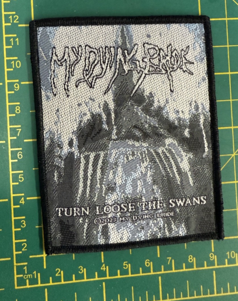 My Dying Bride Turn Loose The Swans Woven Sew On New Patch Officially Licensed