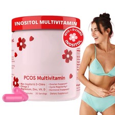 Inositol Multivitamin Kapseln mit Omega-3 - Peach Perfect - 120 Stück - Ex: 9/27
