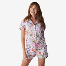 Poplin Womens Shorts Set