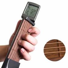 6-String Pocket Guitar Chord Trainer Folk Guitar Practice Chart Beginner Train