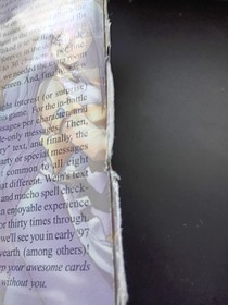 Dragon Force Manual - Missing Back Cover (Sega Saturn, 1996)