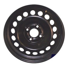 08077 Reconditioned OEM 15x6 Black Steel Wheel fits 2005-2010 Chevrolet Cobalt
