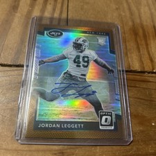 2017 Donruss Optic Jordan Leggett RC #105 Bronze HOLO Rookie Auto Jets I1 Auto