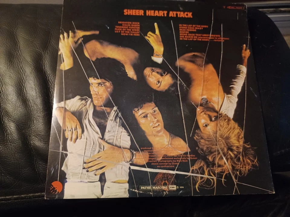 Queen Sheer Attack heart attack lp France Glam Hard Rock - Photo 2/4