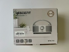 Wiscent CD Radio Portable CD Player Boombox W/Bluetooth,Fm Radio, USB