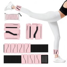 Adjustable Wrist  Ankle Weights 2Pack, Wearable Silicone Weighted Bracelet f...