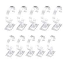 10 Pcs Watch Display Stand Holder, 4 Inch/3.5 Inch Clear Plastic