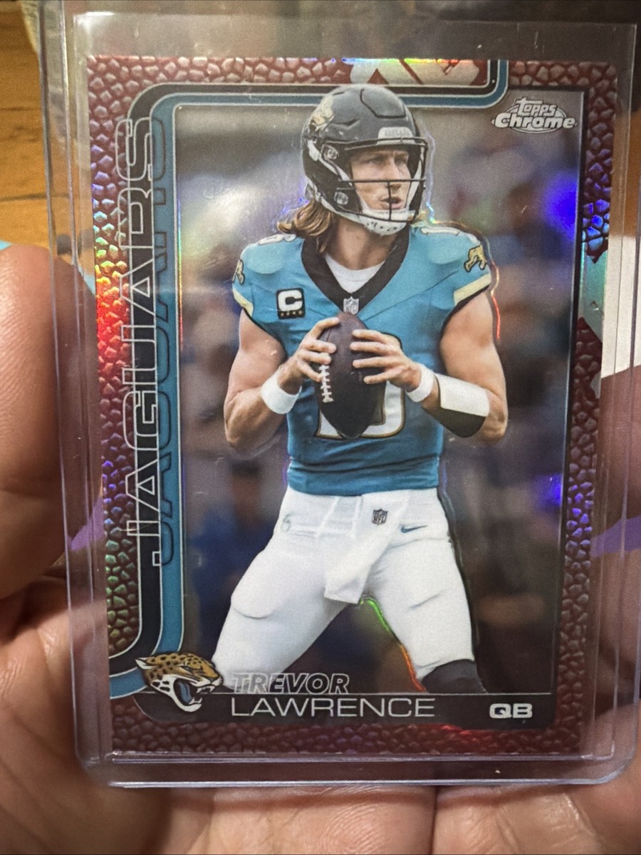 2025 Topps Chrome Trevor Lawrence Football Refractor #138