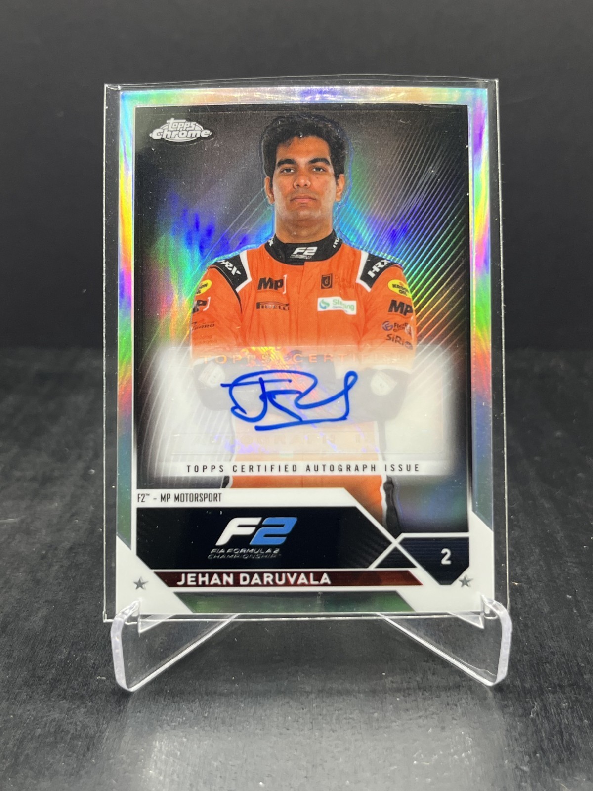 2023 Topps Chrome Formula 1 F1 Jehan Daruvala Autograph Auto #CAC-JDI