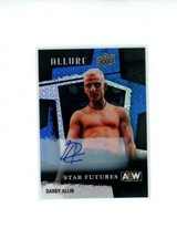 2022 Upper Deck Allure AEW Darby Allin #129 Star Futures Blue Line Auto 13/35
