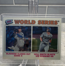 Topps 2026 Heritage World Series Highlights Glasnow Smith #312 Dodgers Blue Jays