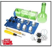 Glass Bottle Cutter Upgraded Bottle Cutting Machine for Cutting Round, Oval Bott