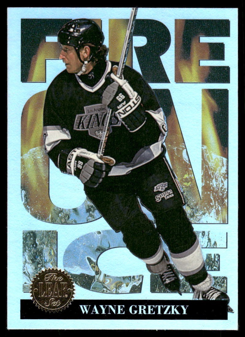1994 Leaf - fire on ice Wayne Gretzky #4