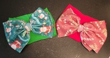 Yanlie Christmas Bows Girls Newborn
