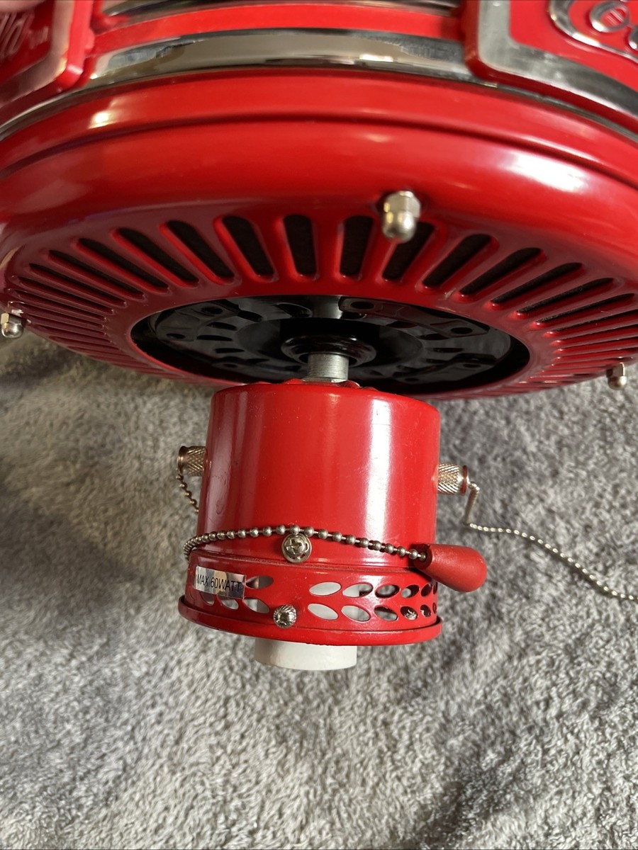 Vintage Coca Cola Coke Ceiling Fan No Blades - Untested - Parts