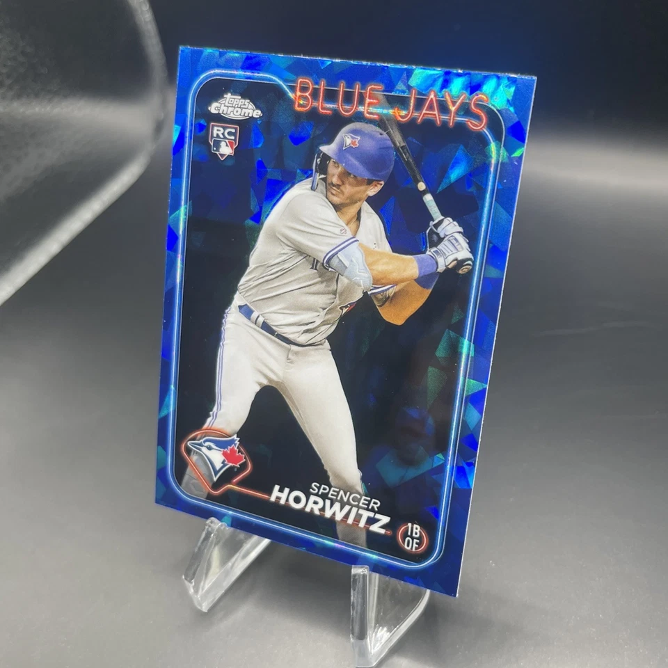 2024 Topps Chrome Sapphire Spencer Horwitz Rookie Toronto Blue Jays RC - Image 2 of 4