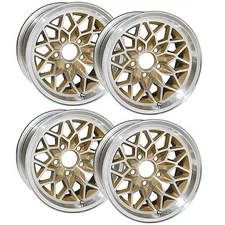 Year One Wheels SFW179GLDV2S Cast Aluminum Snowflake Wheel Set