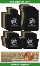 Custom Luxe Carpet Mat Set for 2013-2022 Buick Encore w/Logo (4 pieces) #2UF