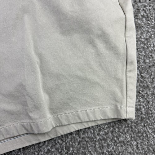 Mugsy Teddys Shorts Mens 38 Khaki Tan 7 Inch Stretch Casual Chino Lightweight - Picture 2 of 18