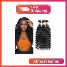 Human Hair Bundles Deep Curly Bundles Human Hair 16 18 20 Inch Unprocessed Brazi