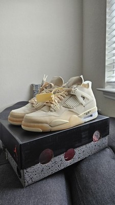 Buy Size 12 - Jordan 4 SP x Off-White Mid Sail W online | eBay