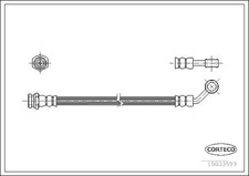 CORTECO Bremsschlauch 19033593 für MAZDA