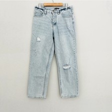 Supplies Light Blue Vintage Boyfriend Straight Women's Jeans Size 2