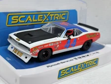 Scalextric C4525 Plymouth Barracuda Spa Summer Classic, #44 1:32 Slot Car *DPR*