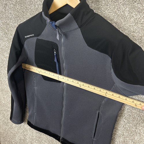 Zero Restriction Full Zip Jacket Men’s Size Small Black Gray Golf - Picture 6 of 9