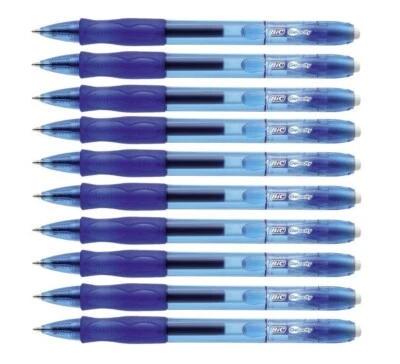 10x BiC® Gelschreiber Kugelschreiber Gel-ocity® dokumentenecht 0,7 mm blau
