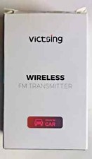 VicTsing V5.0 Bluetooth FM Transmitter for Car, 23W PD QC3.0 Wireless Bluetooth