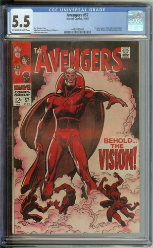 Avengers #57 CGC 5.5 Marvel Comic 1968 1st Silver Age Appearance Vision