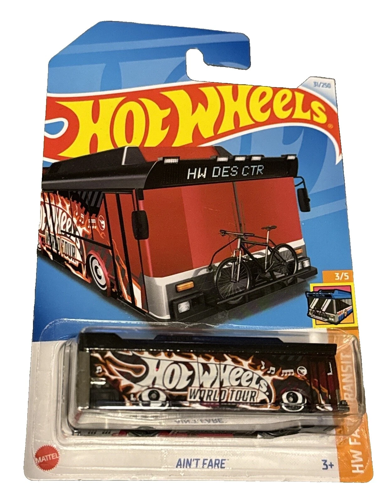 Autobús diecast Hot Wheels Treasure Hunt
