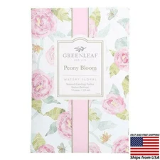 GREENLEAF Large Scented Envelope Sachet - Peony Bloom - 3 pack - Made In The USA