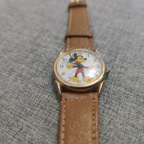Orologio Vintage Disney Mickey Mouse Meccanico Manuale Lory - Foto 12 di 13