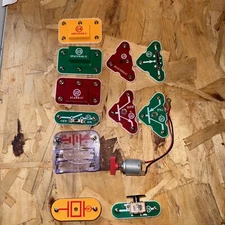 Lot Of 12 Elenco Electronic Snap Circuits Replacement Parts ( SC8 )