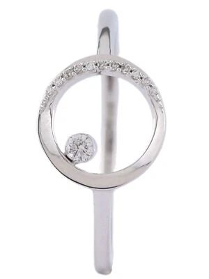 MIAMAR 1140473 Damen Ring 14 Karat (585) Weißgold weiß 55 (17.5) - Bild 1 von 2