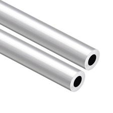 2 x Aluminium-Rundrohr, 300 mm L&auml;nge, 19 mm AD, 11 mm ID, nahtloses Rohr.