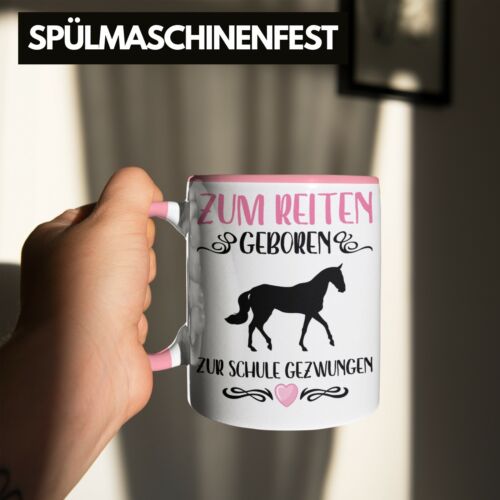 Trendation - Pferde Mädchen Geschenk Tasse Reiten Reiterin Kinder Becher Spruch - Bild 28 von 49