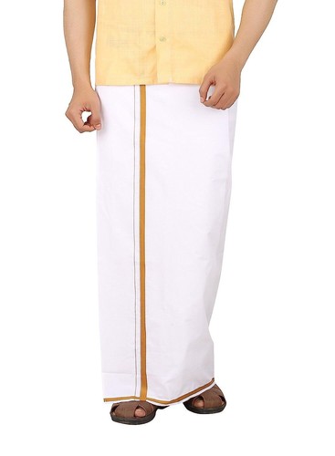 Mens Dhoti Lungi Cotton Dhotis Size 1.30 X2.00 Meter - Picture 21 of 32