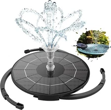 AISITIN 3.5W Solar Fountain Pump for Water Feature Outdoor DIY Solar Bird