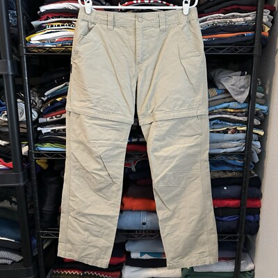 Quechua Pants Men 33x31 Convertible Zip Off Shorts Gorpcore Outdoors Hiking