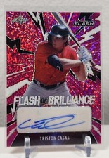 2021 Leaf Flash Of Brilliance Triston Casas Baseball Rookie Auto /15 🔥 Red Sox